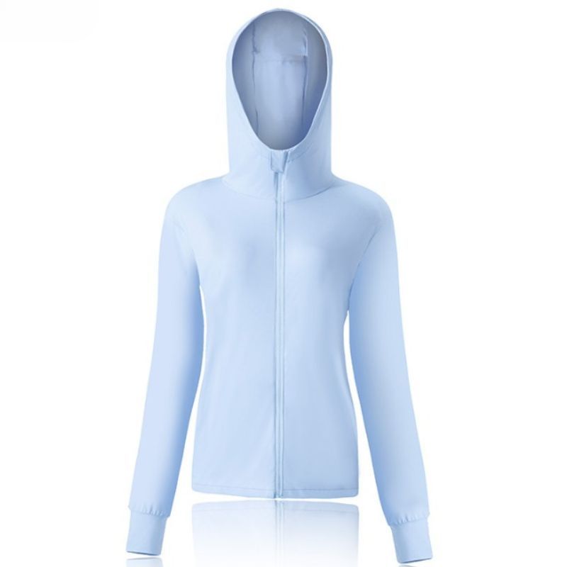 JIce silk sun protection clothing for women spring and summer outdoor 