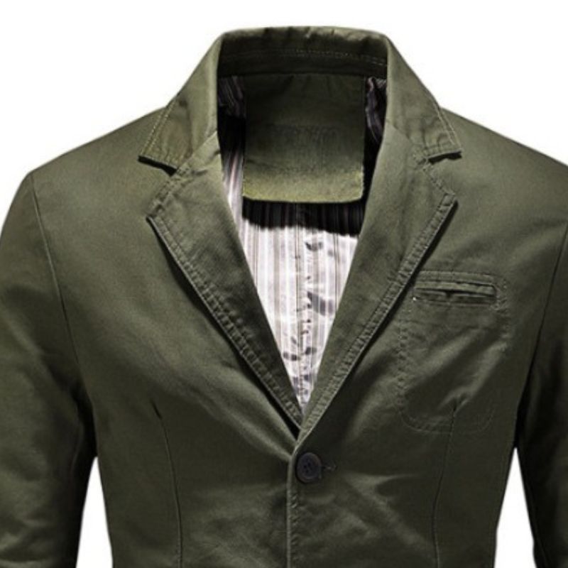 JACKETW Men's Button Silm Lightweight Suit Jacket-CAL10002