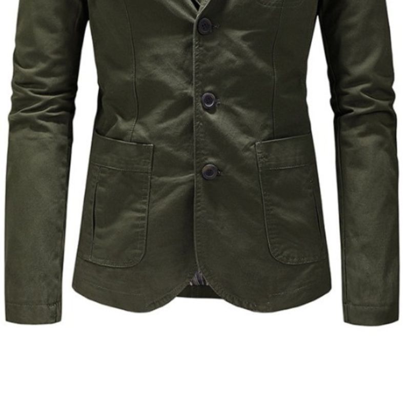 JACKETW Men's Button Silm Lightweight Suit Jacket-CAL10002