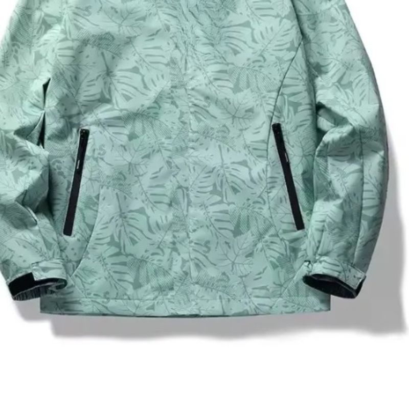 JACKETW Women's Lightweight Windbreaker Full Sleeve with Zipper Side Pocket-L-0W36