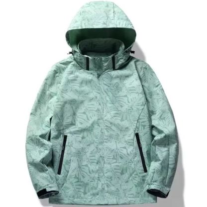 JACKETW Women's Lightweight Windbreaker Full Sleeve with Zipper Side Pocket-L-0W36