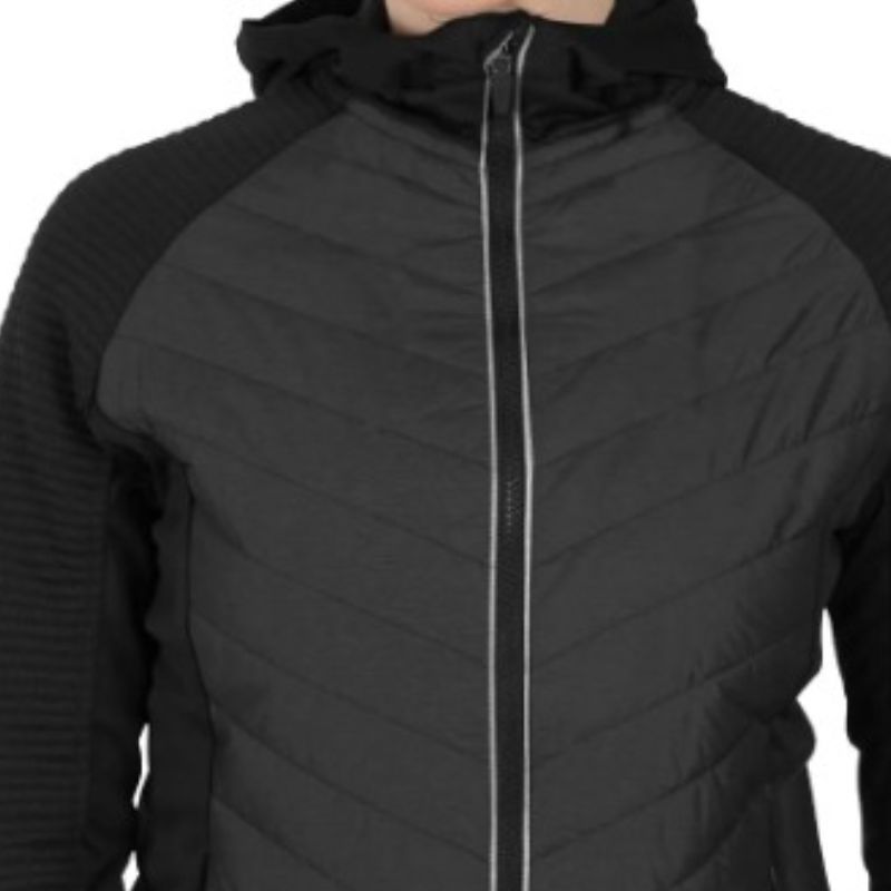 JACKETW Women's Hooded Zip Up Vest Jacket-str0018