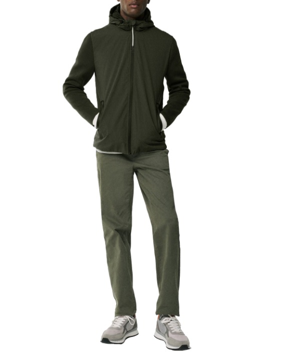 JACKETW Men Zip-Up Straight Hem Down Jacket-MJ2302 