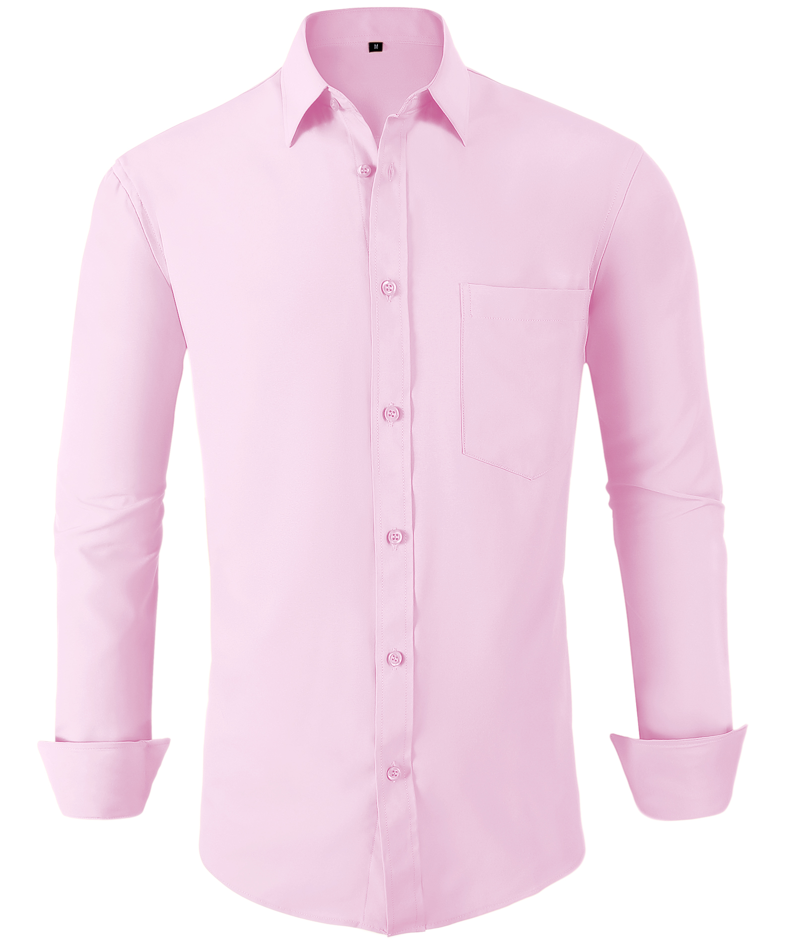 Men's Button Up Long Sleeve Casual Shirt-CUMLT01725