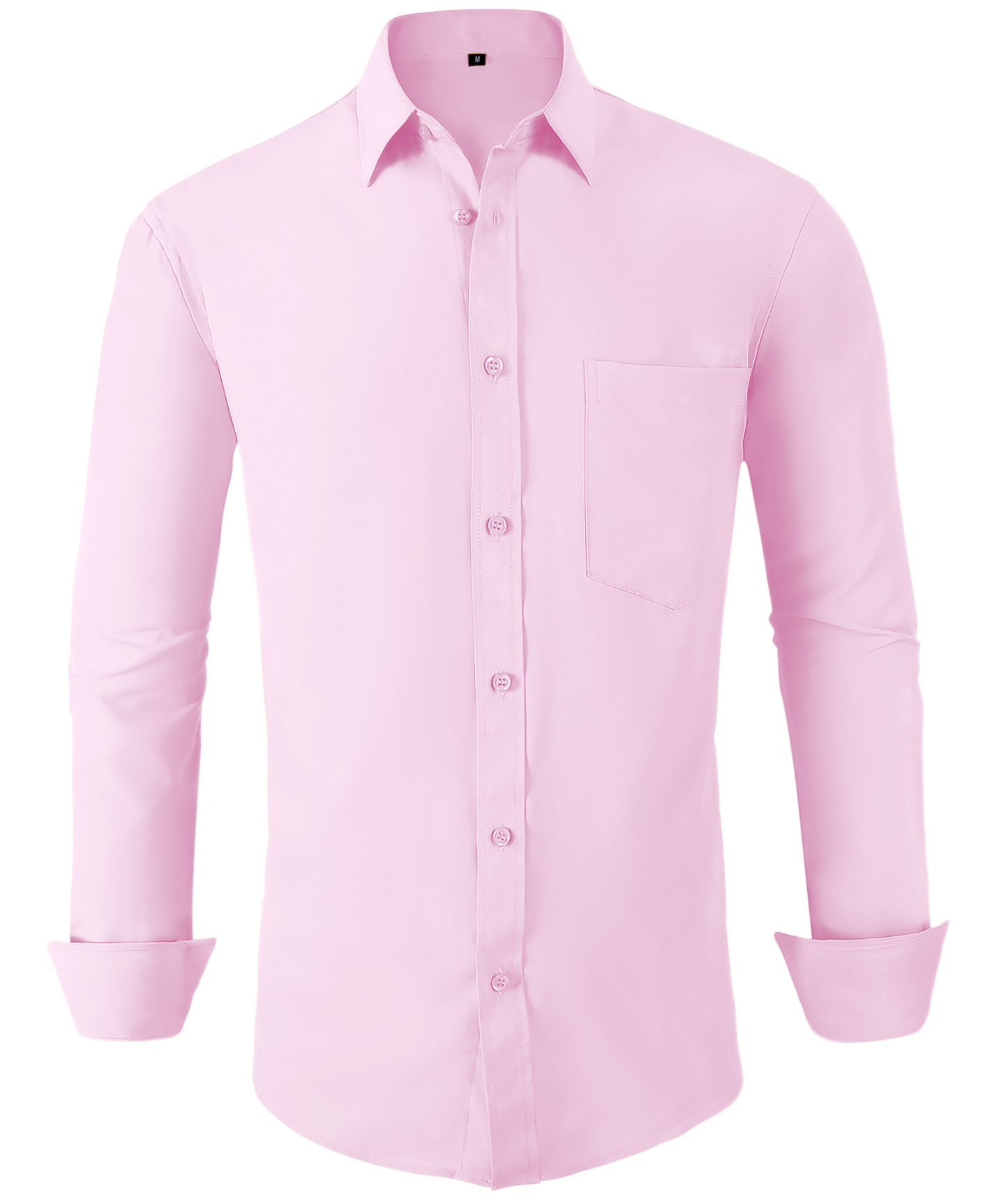 Men's Button Up Long Sleeve Casual Shirt-CUMLT01725