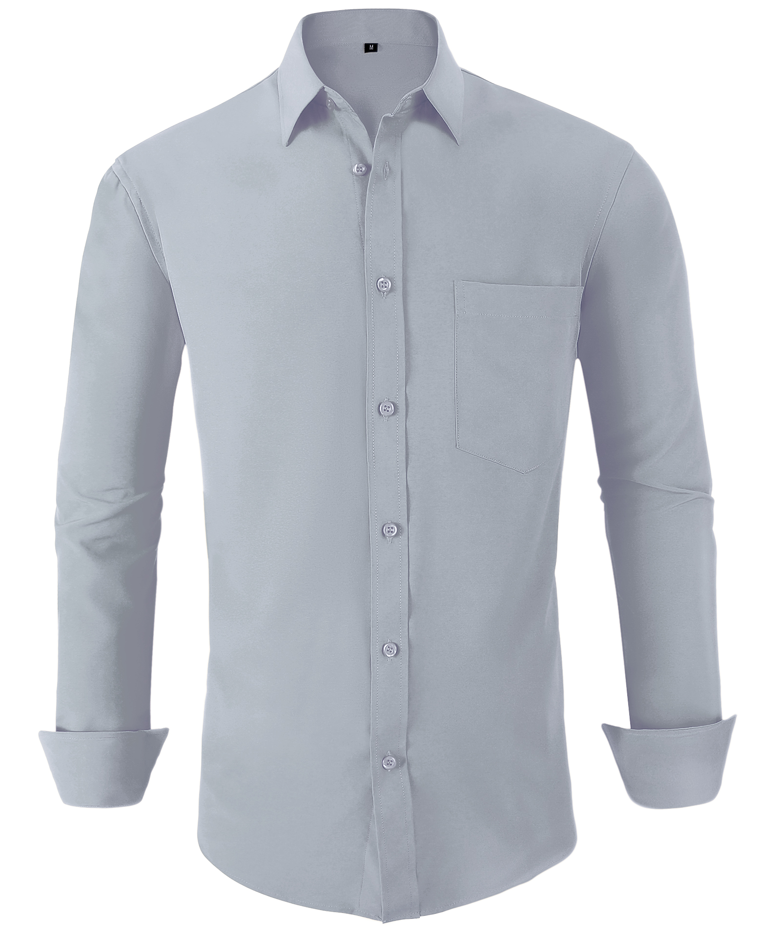 Men's Button Up Long Sleeve Casual Shirt-CUMLT01725