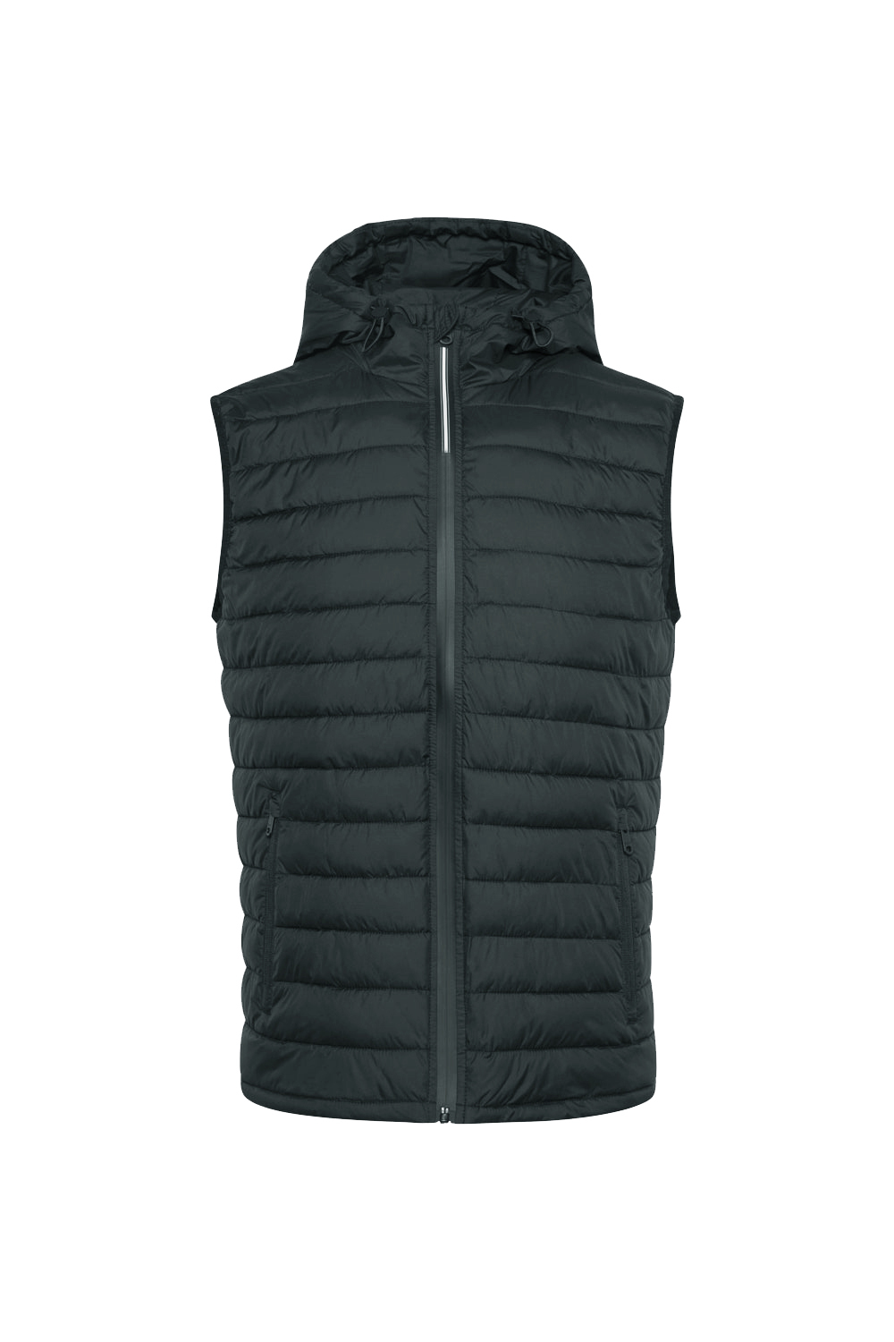 JACKETW Man Stand Collar Zip Up Vests Loose Vest -MJ2305