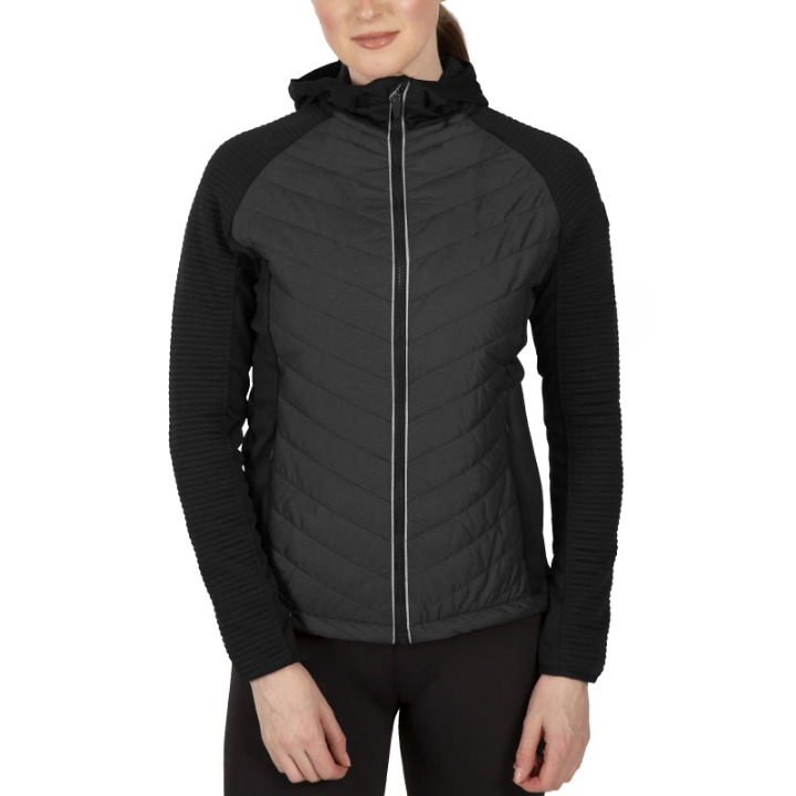 JACKETW Women's Hooded Zip Up Vest Jacket-str0018