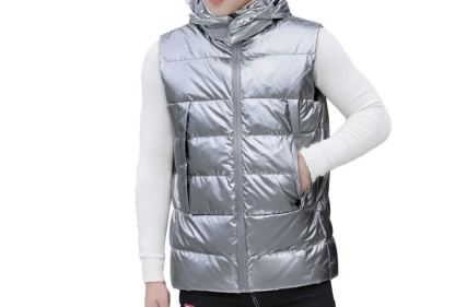 JACKETW Men's Fashion Hooded Vest Winter Casual Warm Vest Jacket -ZH121