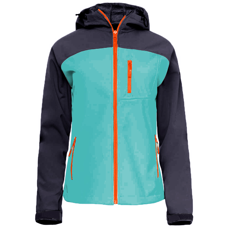 JACKETW Women's Softshell Hooded Windbreaker Jacket-2321005-Jacketw