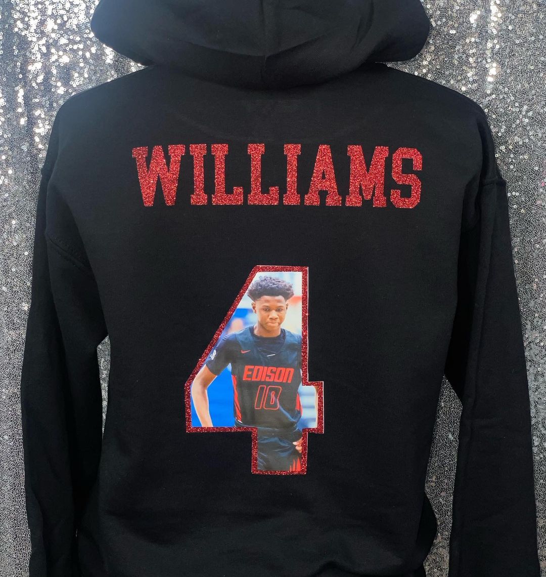 50% OFF🏈Custom Glitter Photo Football T-Shirt Sweatshirt