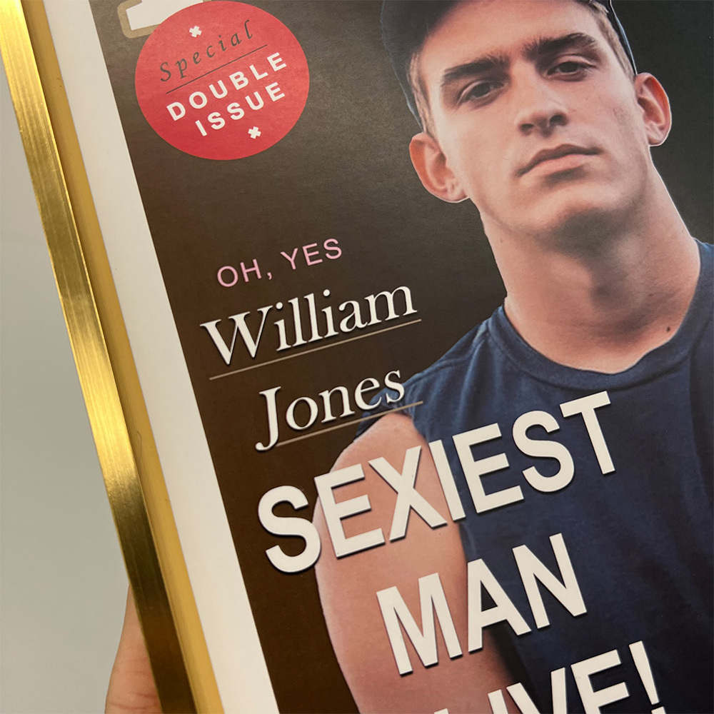 50% OFF⭐️Custom People Magazine Cover Frame Anniversary Gift