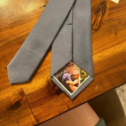 Custom Photo Patch for ties, bowties -Gift For Dad, Papa and Grandpa