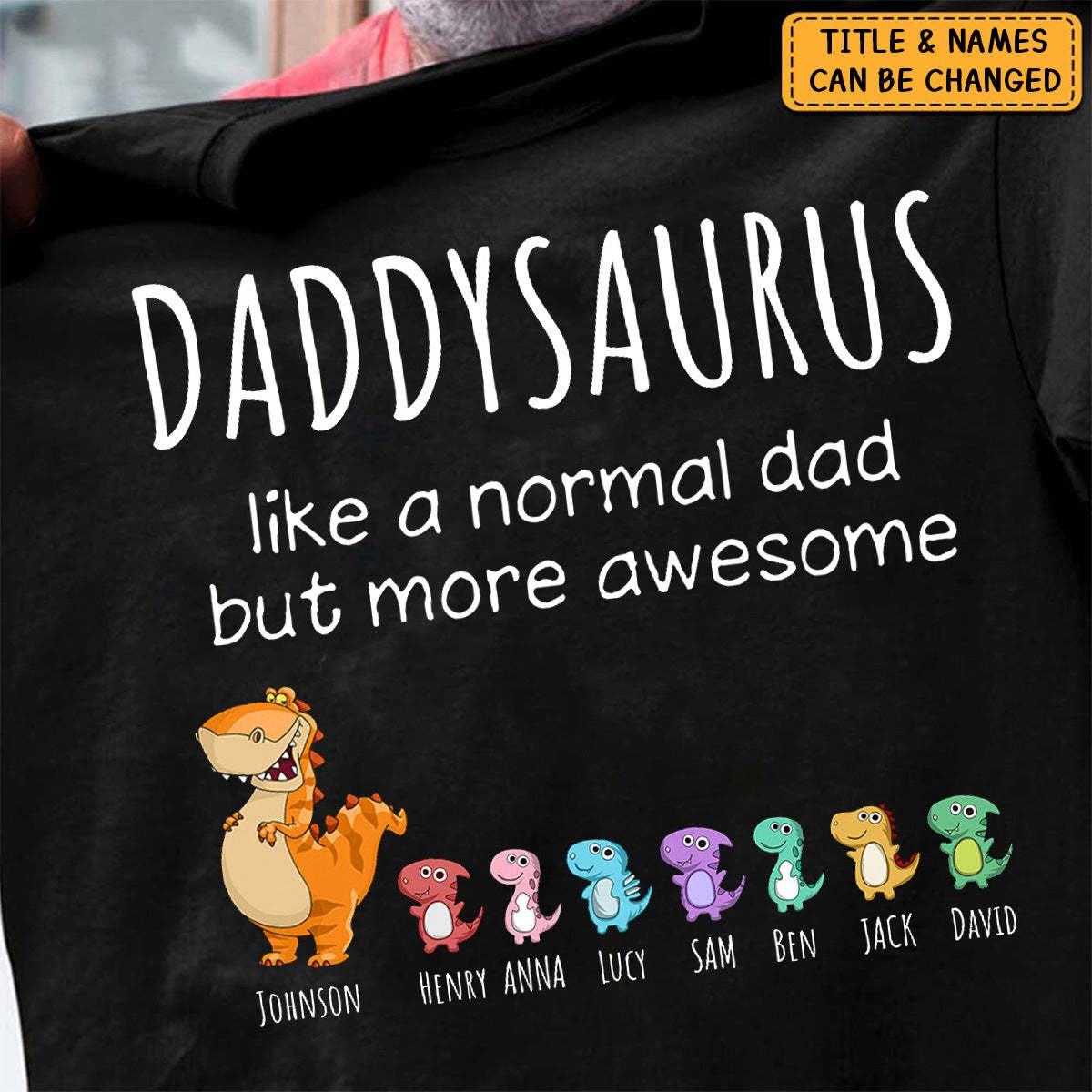 Grandpasaurus And Kids Personalized Shirt Custom Perfect Gifts for Father's Day