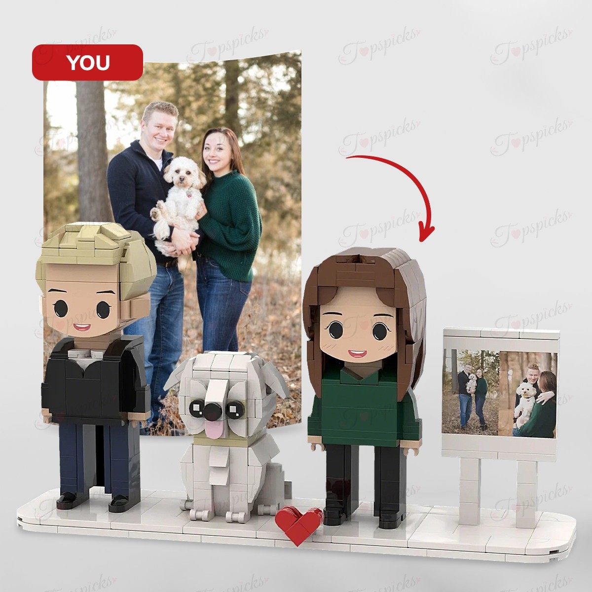Custom Brick Set From Your Favorite Photo, Perfect Memory Gift For Valentine's Day, LEGO Sets