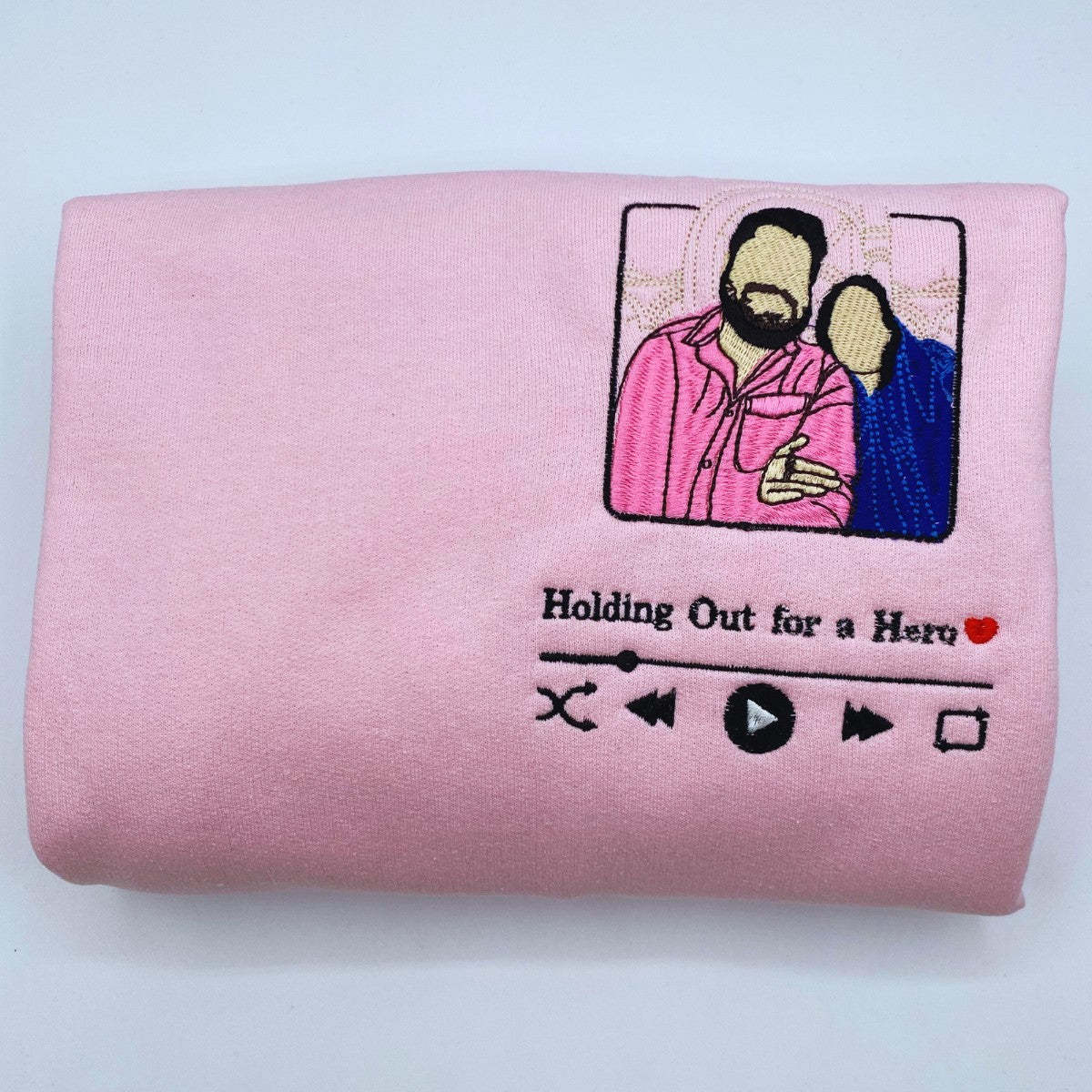 Custom Embroidered Music Lover Sweatshirt or Hoodie