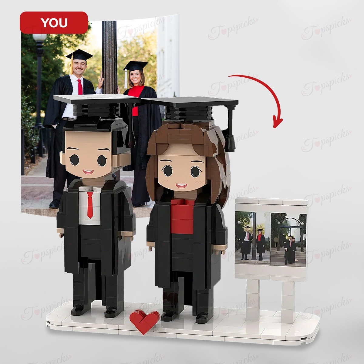Custom Brick Set From Your Favorite Photo, Perfect Memory Gift For Valentine's Day, LEGO Sets