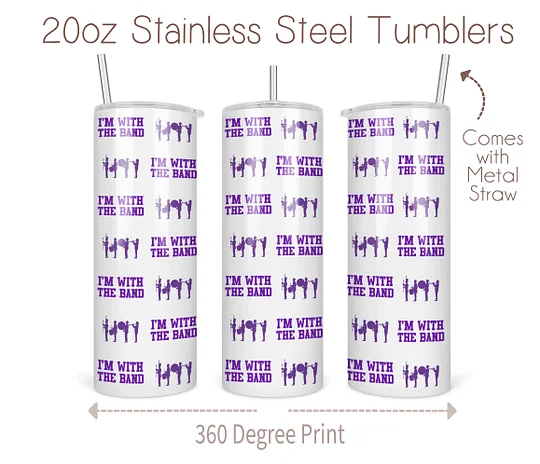 Bleacher Cups 20oz. with Straw