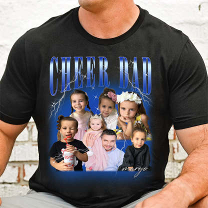  Your Personalized Retro Photo Tee | Vintage Elegance for the Modern Dad