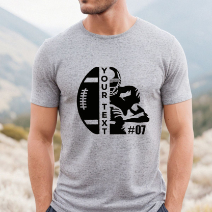 Customized Name & Number Football Season Sweatshirt