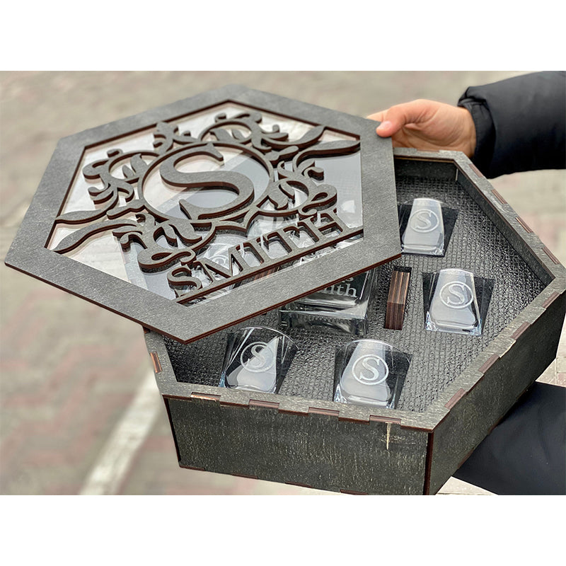 Whiskey Decanter Set, Engraved decanter, Personalized Whiskey Gift