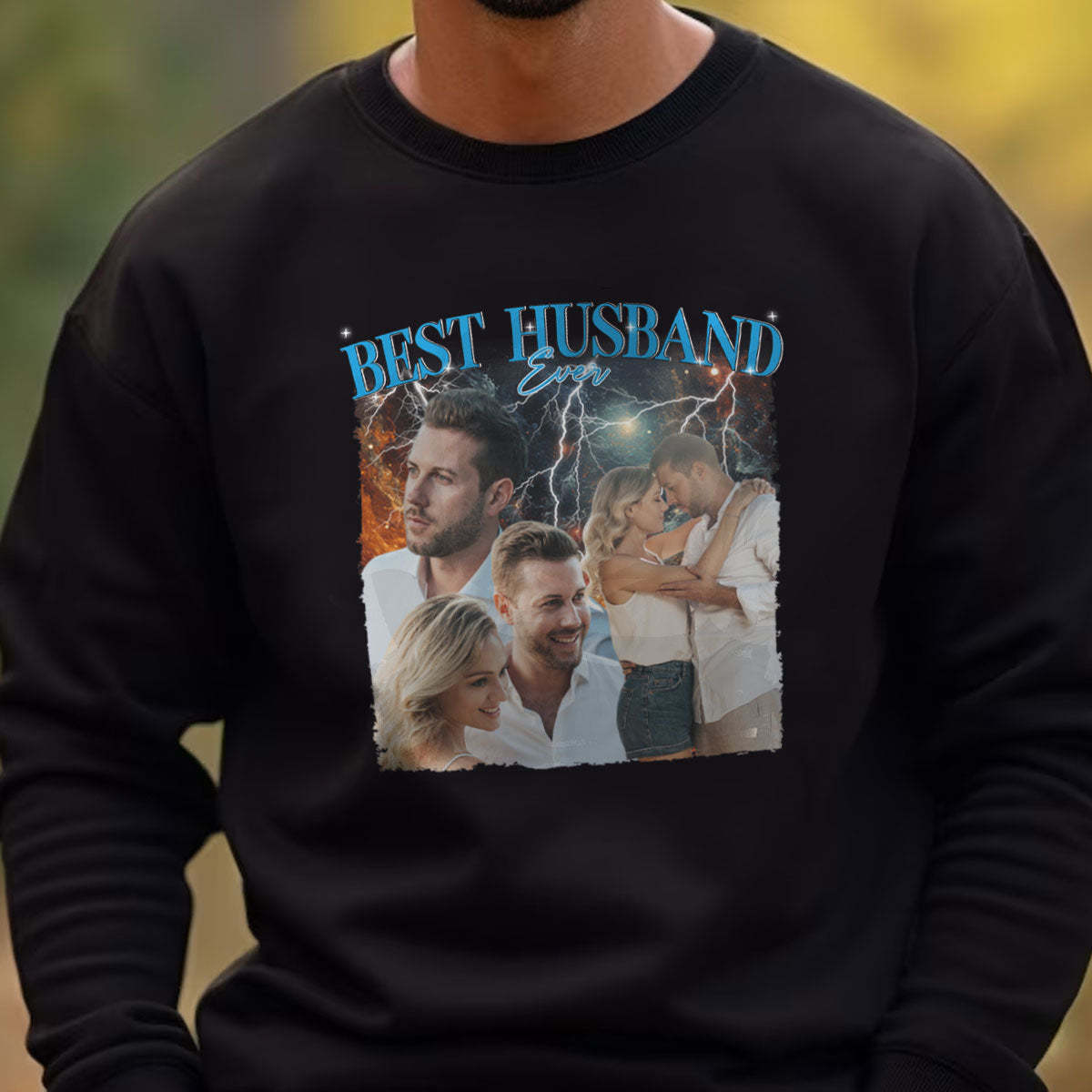 Best Husband Ever Custom Photo - Personalized Shirt - Anniversary, Funny, Birthday Gift For Husband