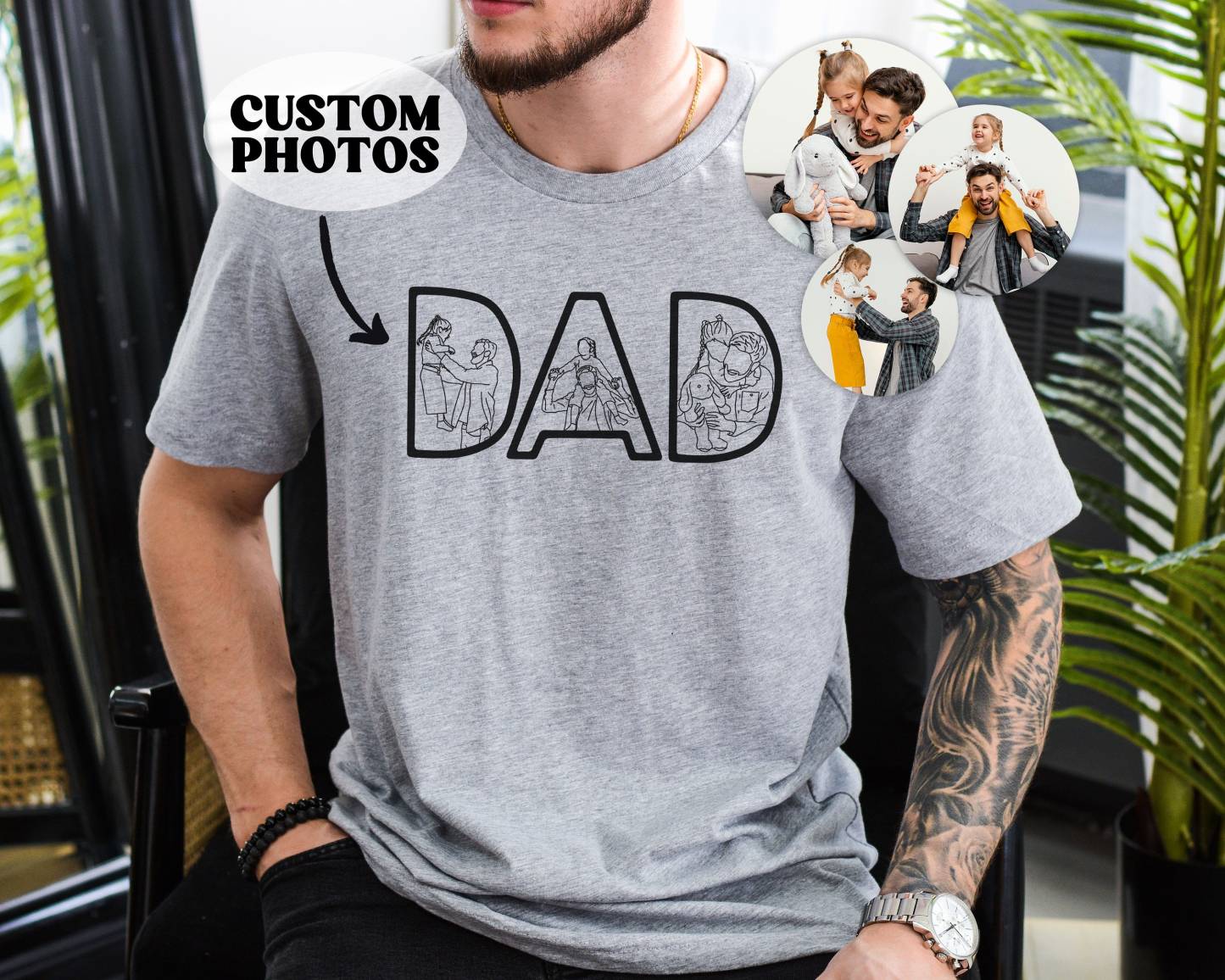 Dad The Man The Myth The Legend - Personalized Shirt