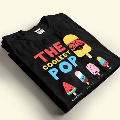 The Coolest Pop - Personalized Shirt-Gift for Dad