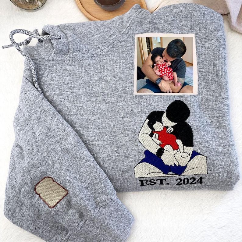 Custom Photo Sweatshirt For Dad or Husband — Fathers Day Gifts