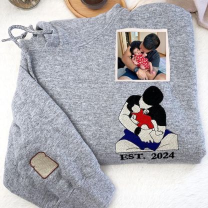 Custom Photo Sweatshirt For Dad or Husband — Fathers Day Gifts