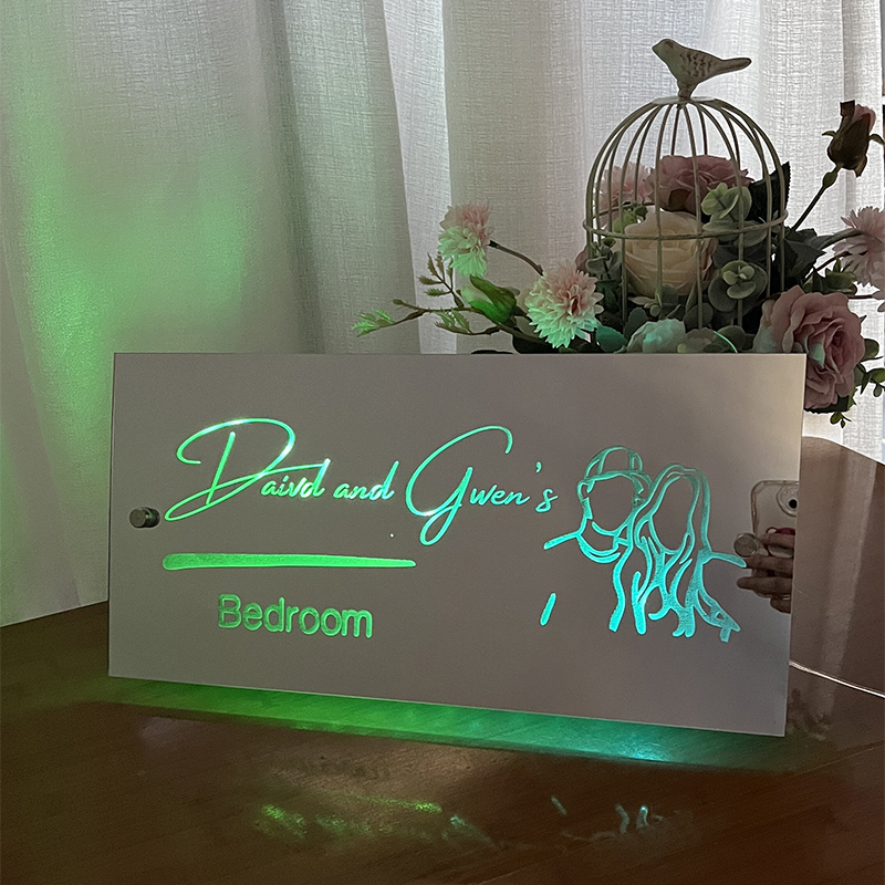 💗Anniversary Gift 60% OFF 💗Personalized Outline Photo Mirror - Light Up Mirror(Buy 2 Get Free Shipping)