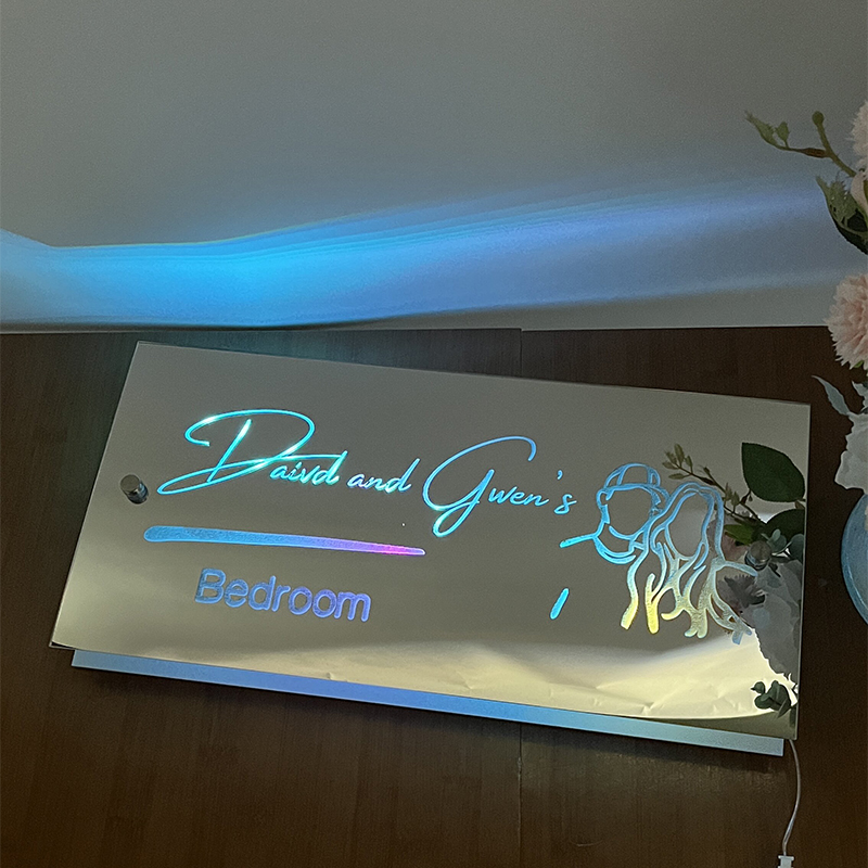 💗Anniversary Gift 60% OFF 💗Personalized Outline Photo Mirror - Light Up Mirror(Buy 2 Get Free Shipping)