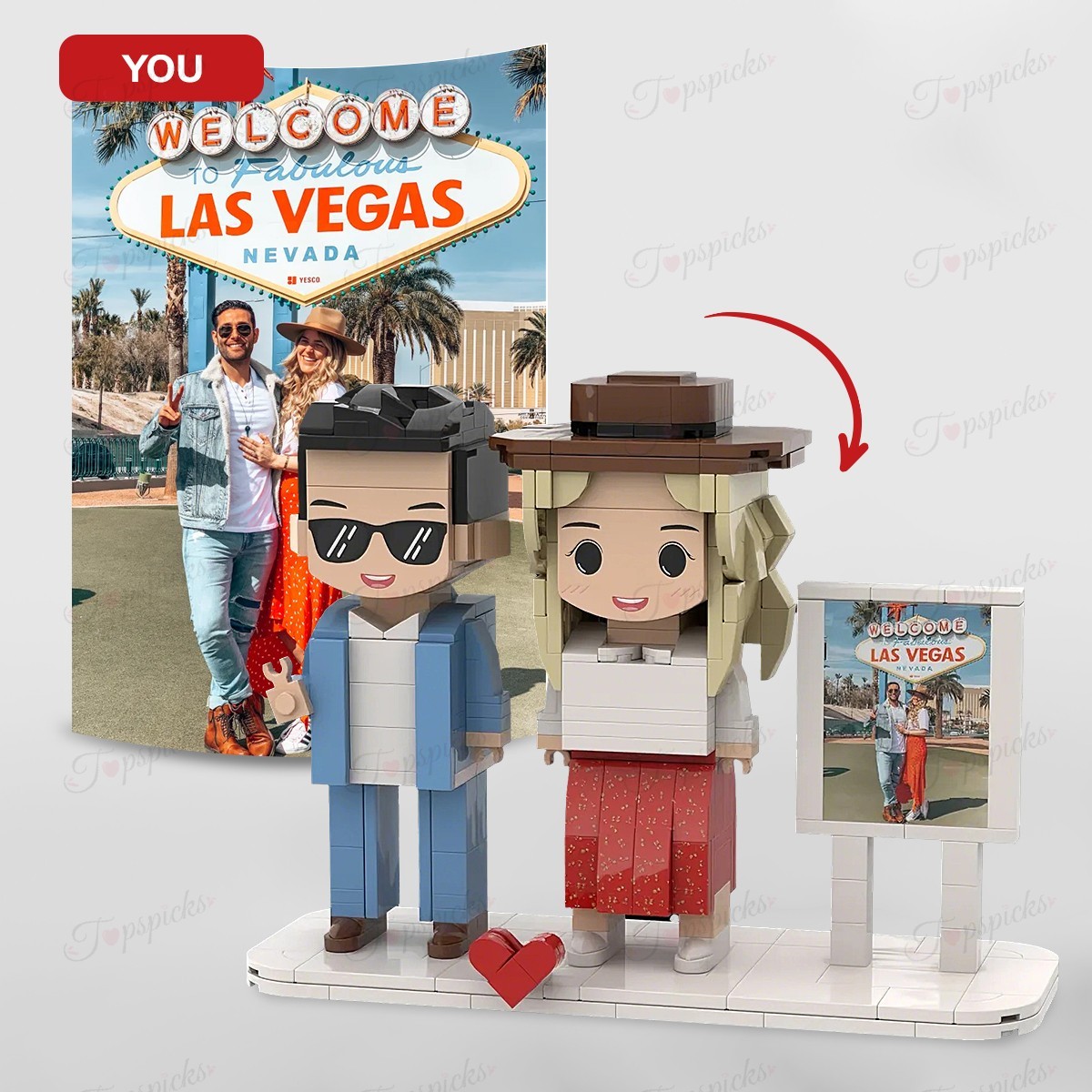 Custom Brick Set From Your Favorite Photo, Perfect Memory Gift For Valentine's Day, LEGO Sets