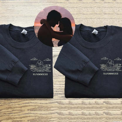 Custom Embroidered Sweatshirt From Text & Photo