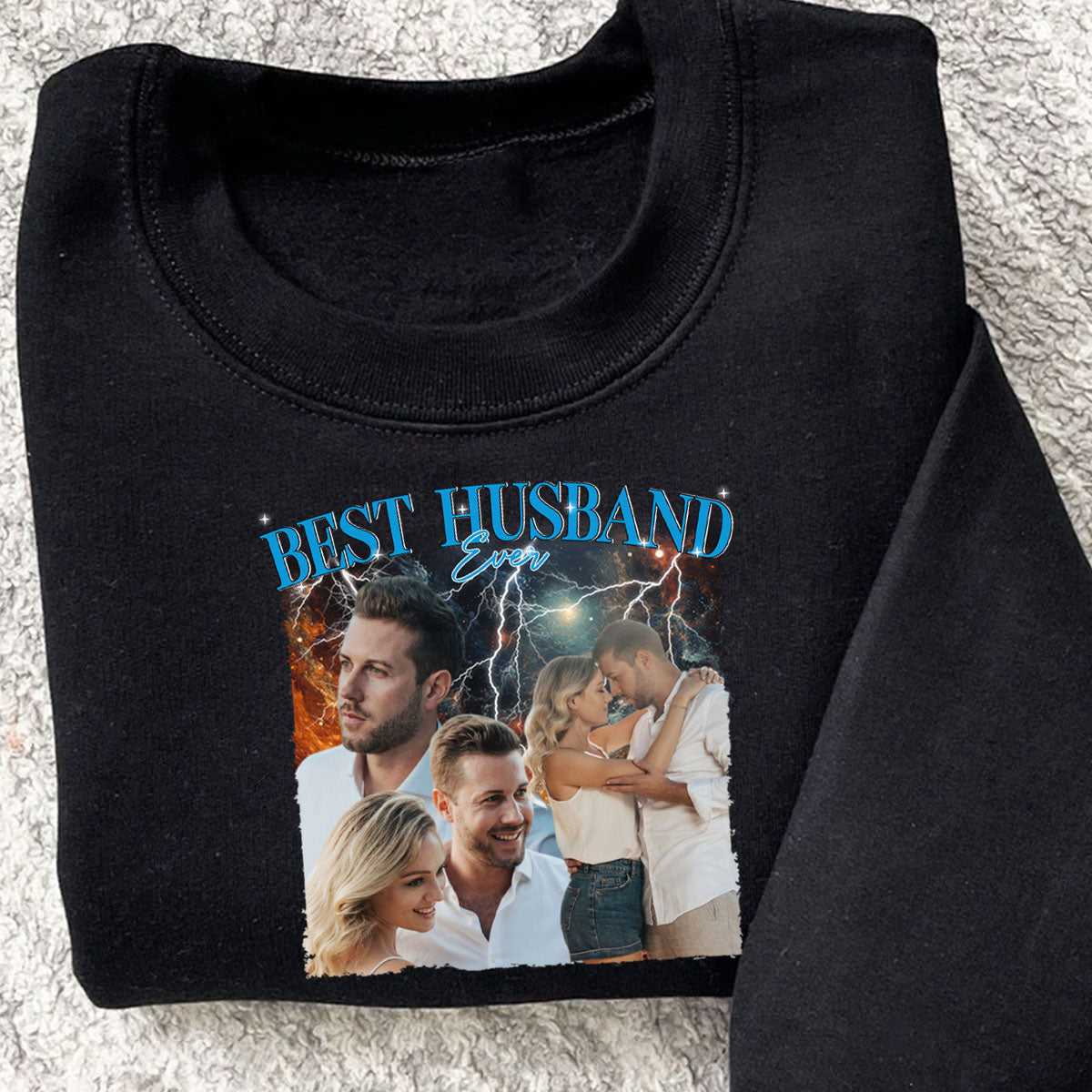 Best Husband Ever Custom Photo - Personalized Shirt - Anniversary, Funny, Birthday Gift For Husband