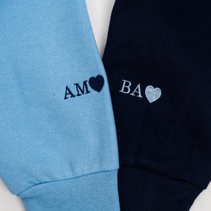 Custom Roman Numerals Hoodie – Personalized Valentine's Gift for Couples