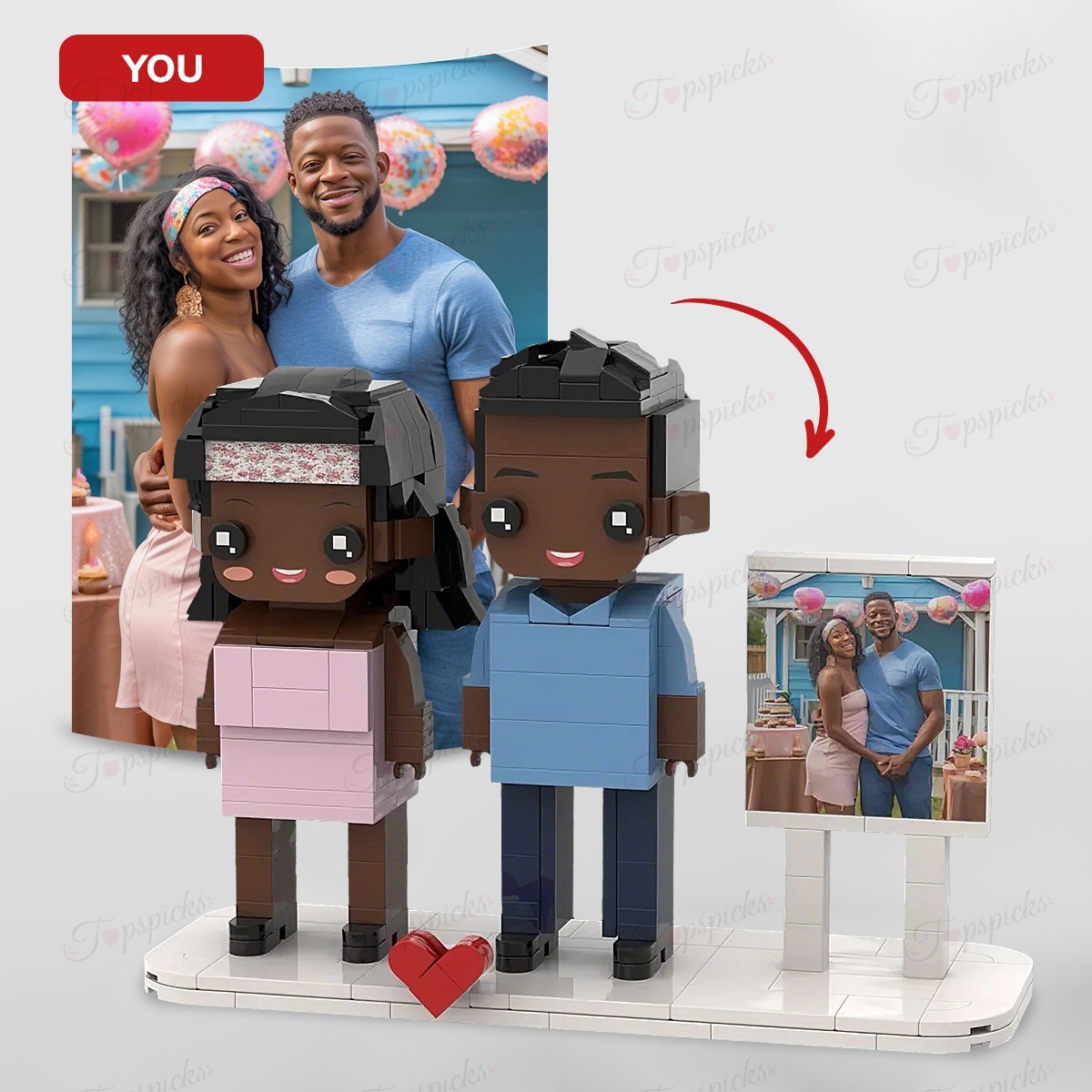 Custom Brick Set From Your Favorite Photo, Perfect Memory Gift For Valentine's Day, LEGO Sets