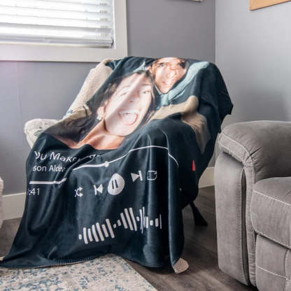 Custom Music Blanket Photo Starlight Blanket
