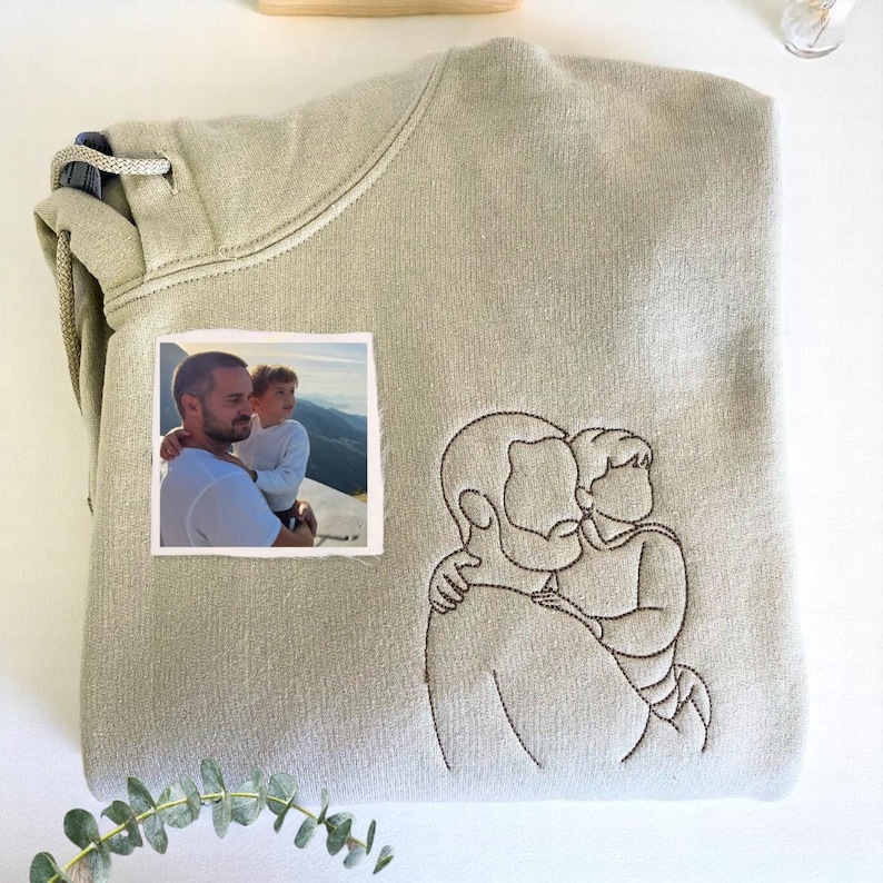 Custom Photo Sweatshirt For Dad or Husband — Fathers Day Gifts
