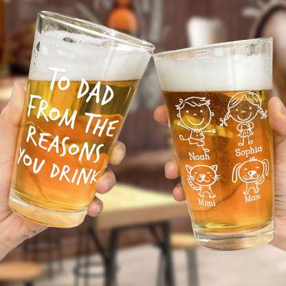 From The Reasons You Drink Father's Day Gifts For Dad - Personalized B
