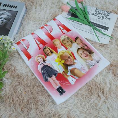  Your Personalized Retro Photo Tee | Vintage Elegance for the Modern Dad