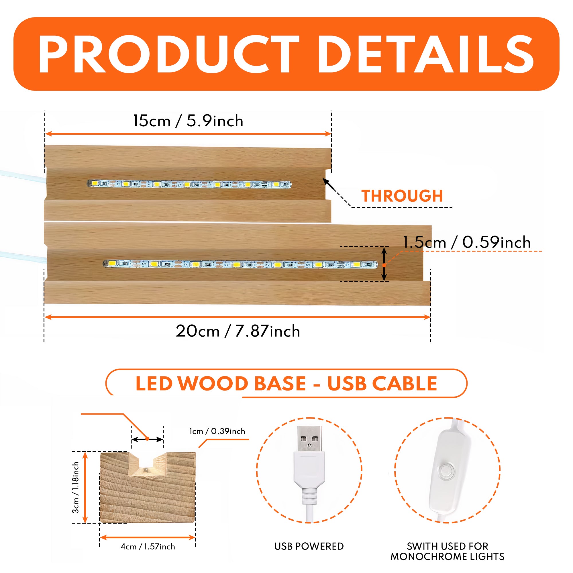 We Love You Mom Gift For Her - Persoanlized Photo LED Night Light