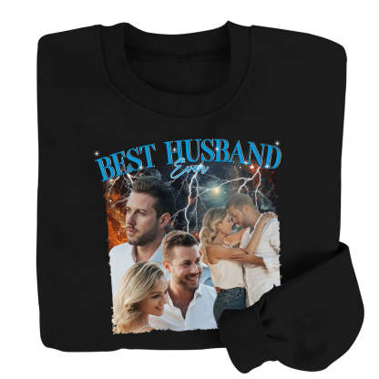Best Husband Ever Custom Photo - Personalized Shirt - Anniversary, Funny, Birthday Gift For Husband