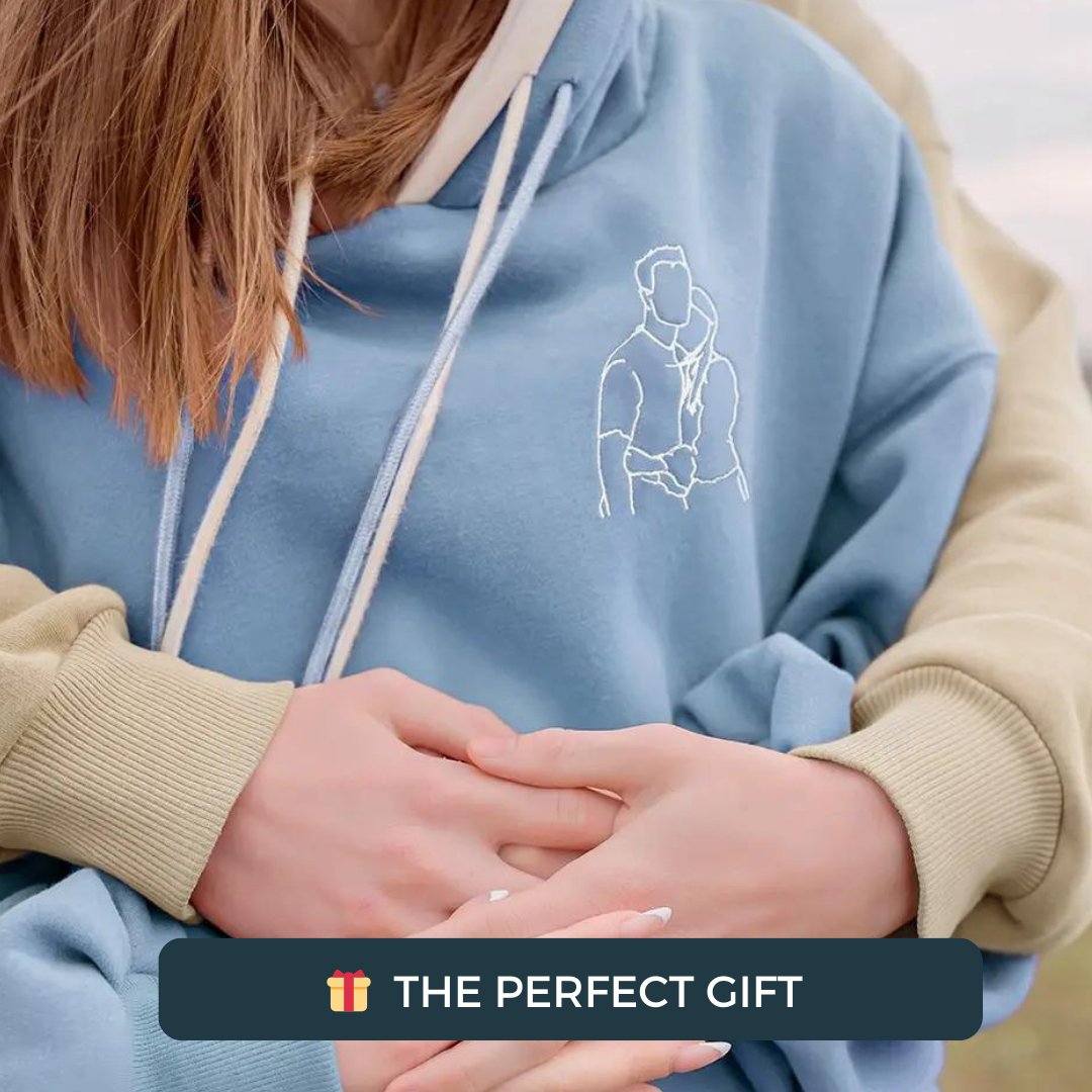 Custom Embroidered Hoodie – The Perfect Gift for Couples