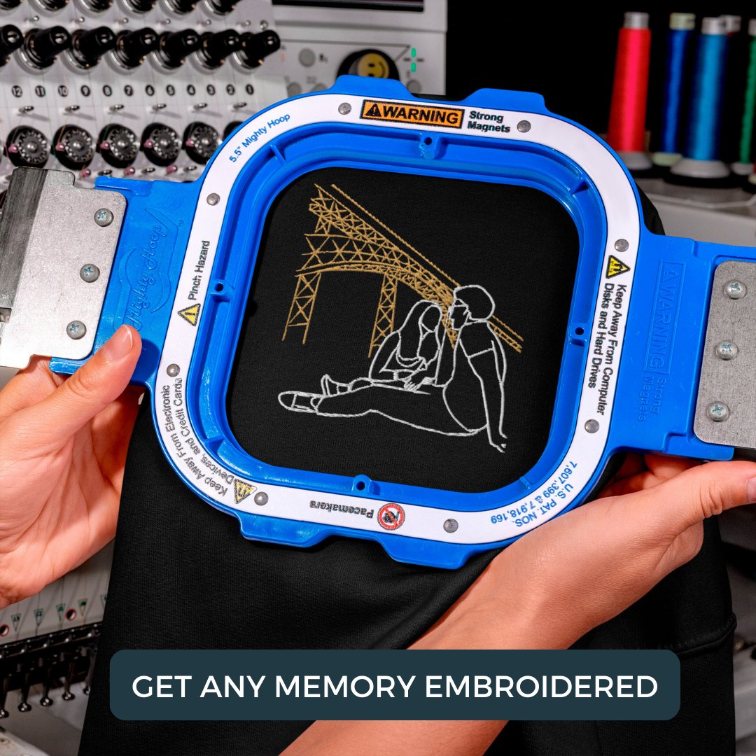 Custom Embroidered Hoodie – The Perfect Gift for Couples