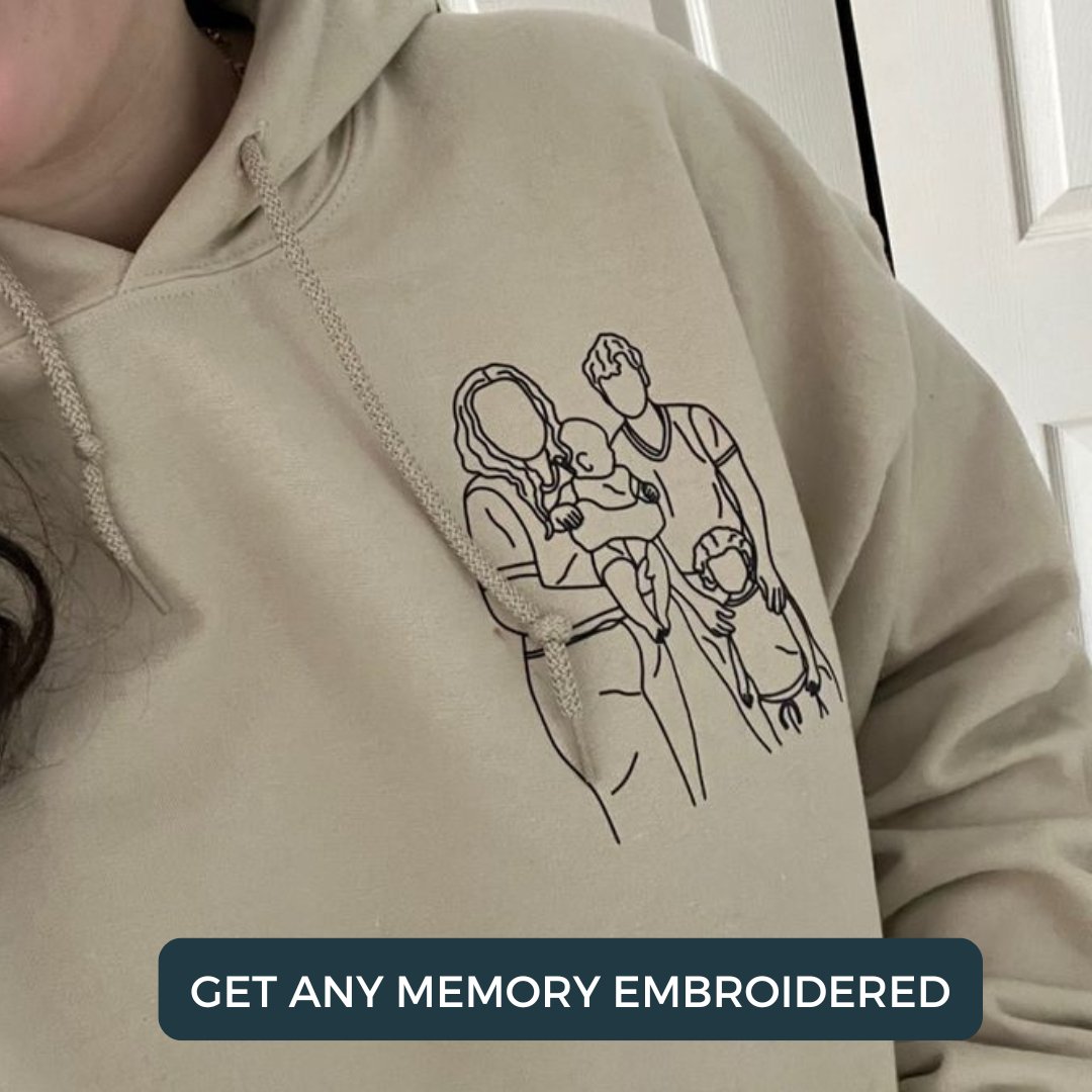 Custom Embroidered Hoodie – The Perfect Gift for Couples