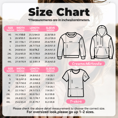 Custom Couple His and Her Portrait Embroidered Sweatshirt,T-shirt or Hoodie