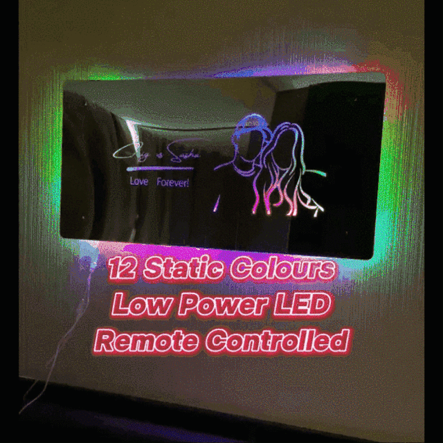 💗Anniversary Gift 60% OFF 💗Personalized Outline Photo Mirror - Light Up Mirror(Buy 2 Get Free Shipping)