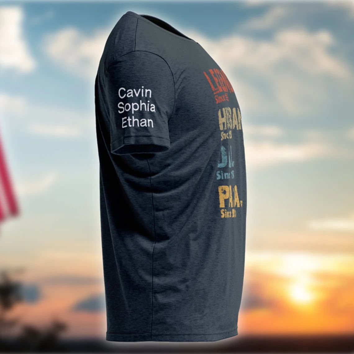 Legend, Husband, Dad And Papa Since - Family Personalized Custom Sweatshirt- Father's Day