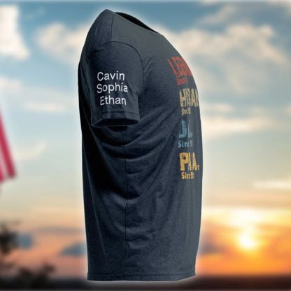 Legend, Husband, Dad And Papa Since - Family Personalized Custom Sweatshirt- Father's Day